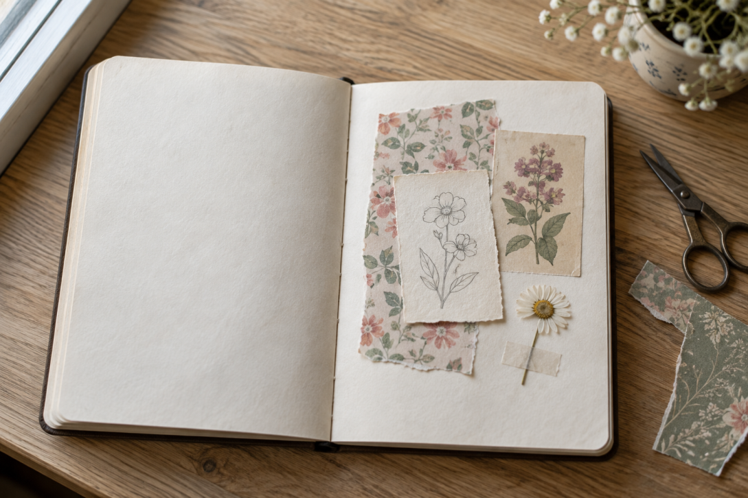 floral page