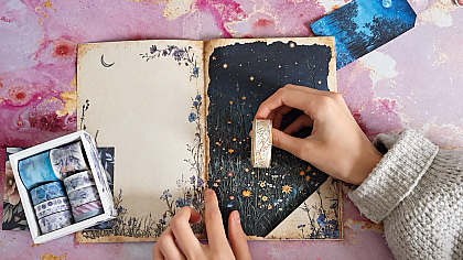 Create Your Own Moonlit Forest Journal with This Printable Kit